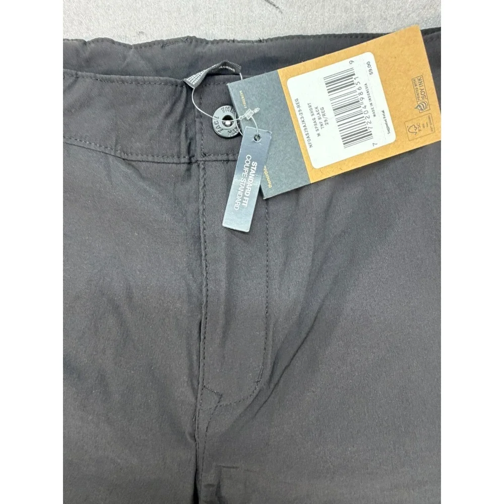 New The North Face Men Sprag Shorts Black Size 29 Reg